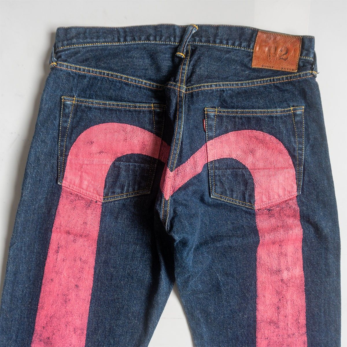 雰囲気抜群/濃紺】EVISU 【LOT.2000Z デニムパンツ】35×35 エビス