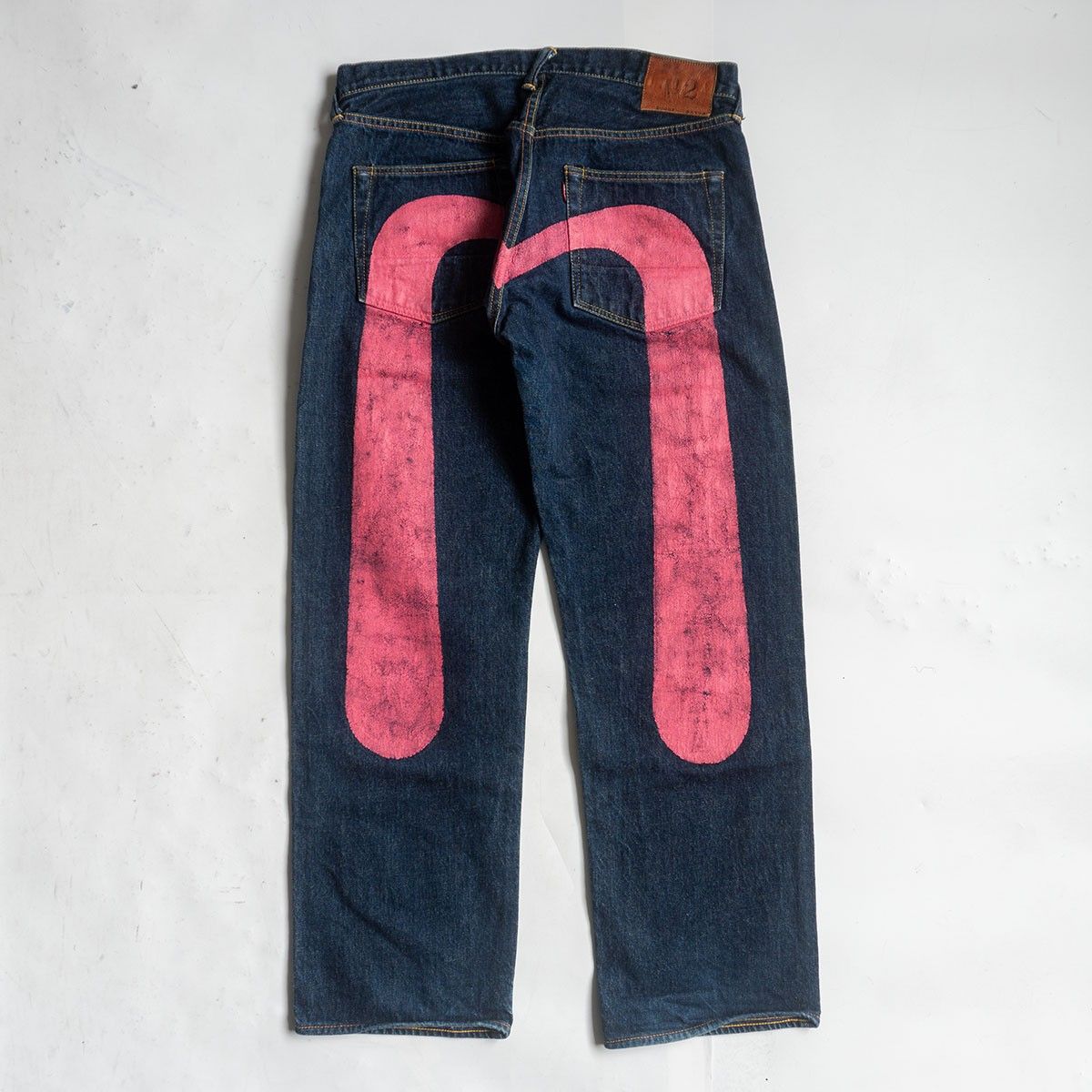 雰囲気抜群/濃紺】EVISU 【LOT.2000Z デニムパンツ】35×35 エビス
