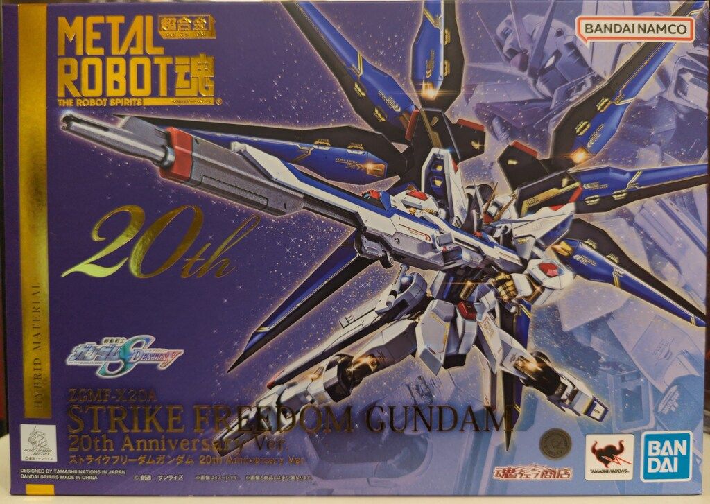 BANDAI SPIRITS METAL ROBOT魂 ＜SIDE MS＞ ストライクフリーダムガンダム 20th Anniversary Ver.