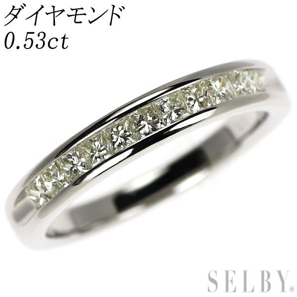 K18WG ダイヤモンド リング 0.53ct