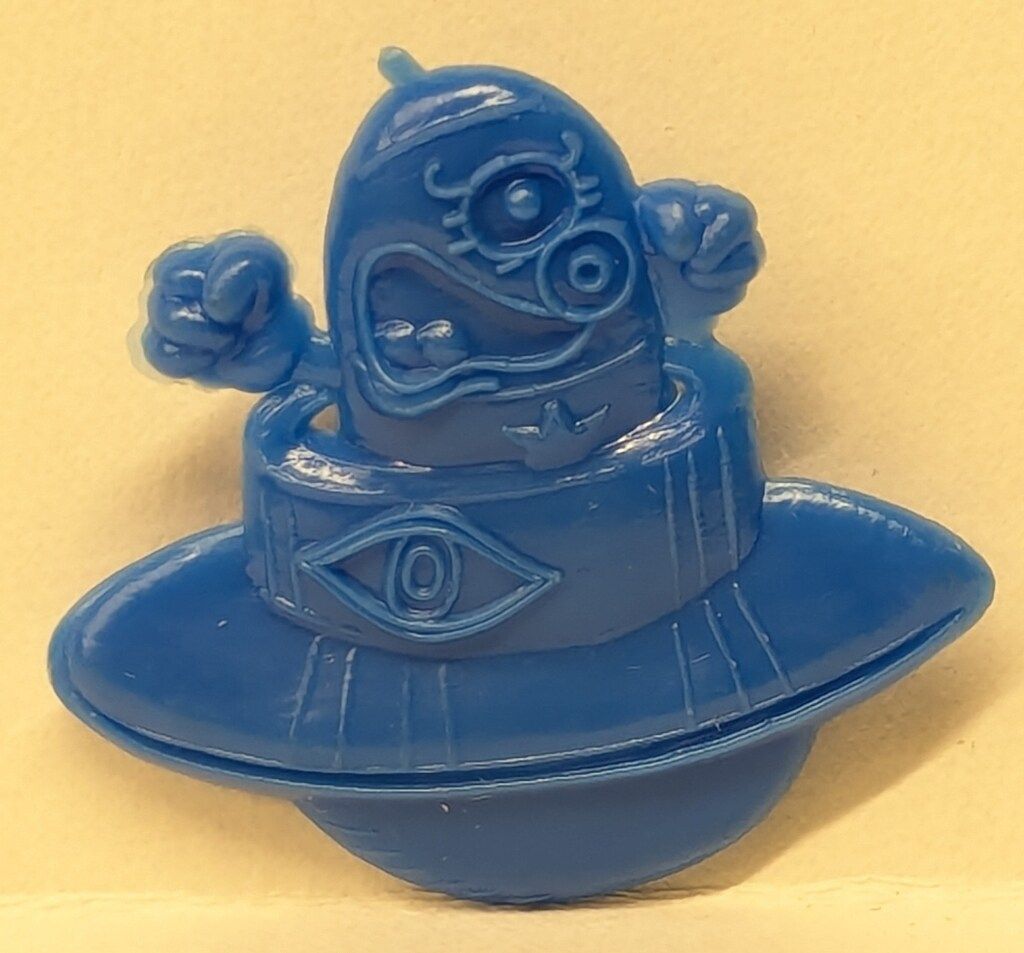 不二家 ベラボー星人クリップバッジ(青)