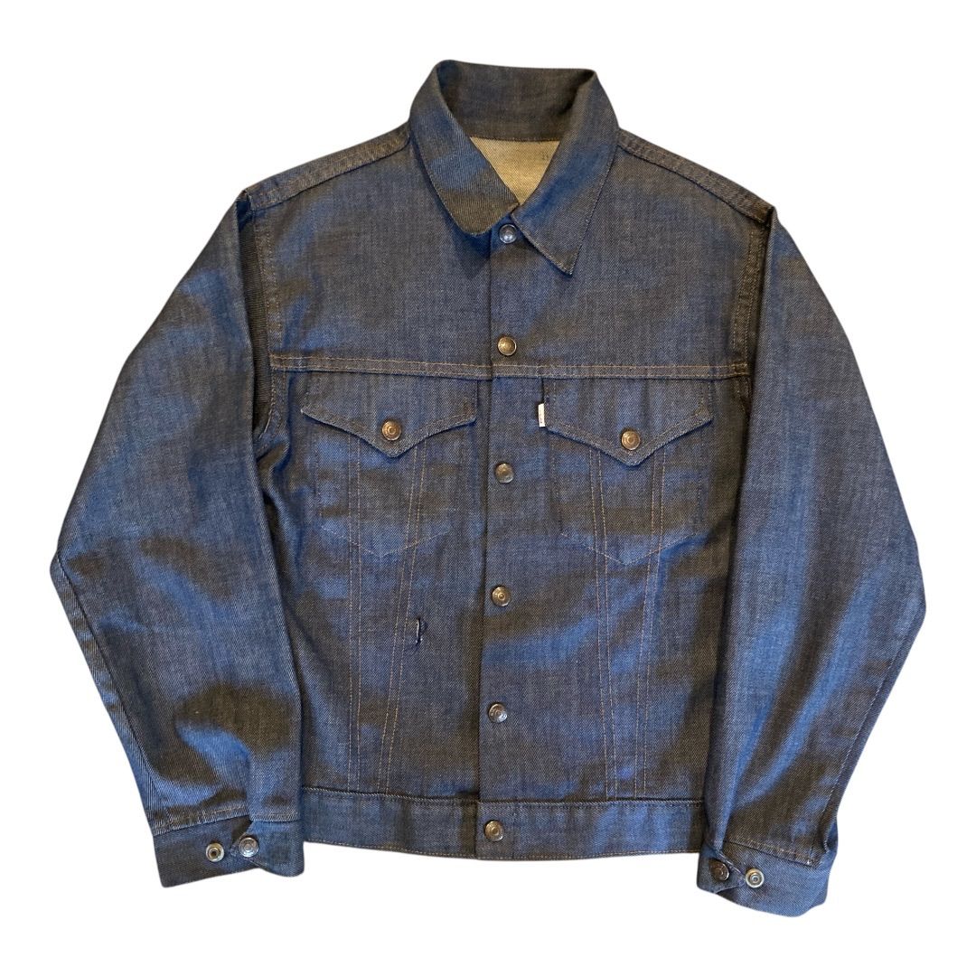 70s Levi's denim jacket / 70年代製 リーバイス デニムジャケット スナップボタン ポリ混　【F460】