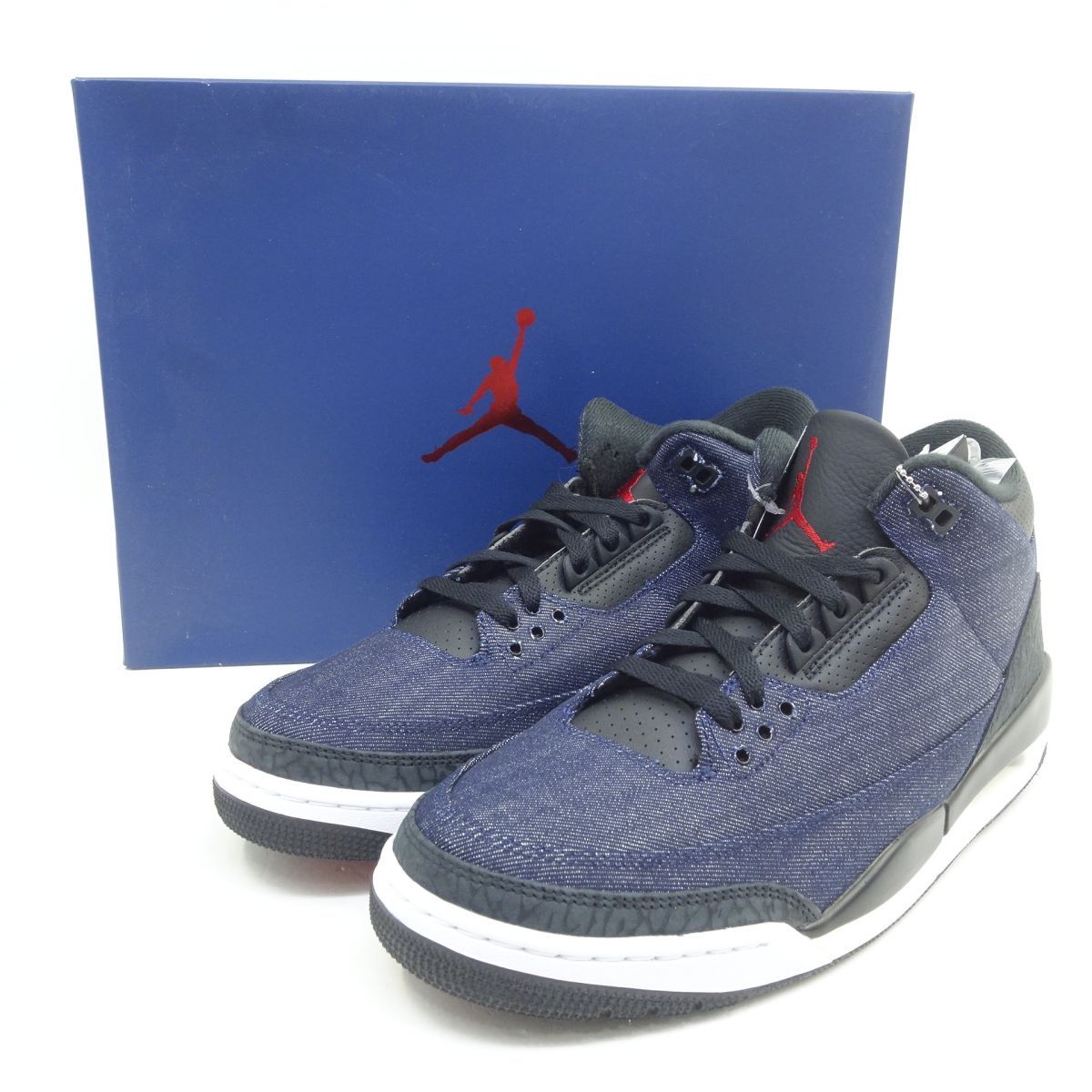 【未使用】LEVI'S × NIKE リーバイス ナイキ AIR JORDAN 3 RTR LSC INDIGO SP エアジョーダン IH7959-400 US10.5 28.5cm 箱有