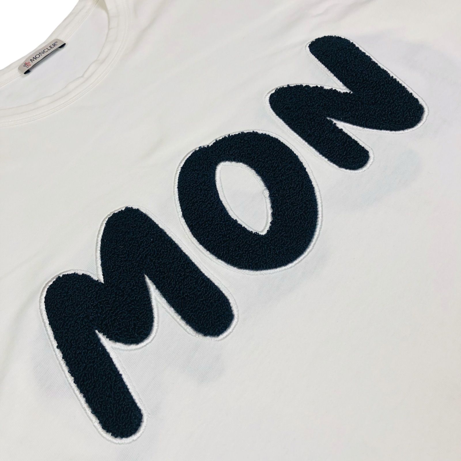 美品☆MONCLER・モンクレール【MAGLIA T-SHIRT】メンズ ビックパイル地 