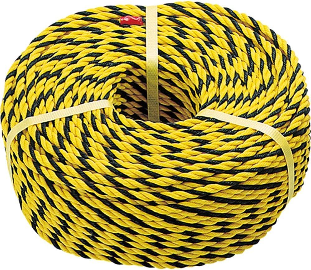 新品 TRUSCO(トラスコ) 標識ロープ 3つ打 10.0mm×20m R-1220T × 24巻 【ケース販売】