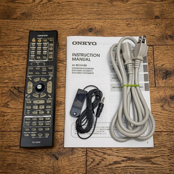 Onkyo tx-sa705 avアンプ　リモコン付き ☆7.1ch対応アンプ☆PC、ゲーム、AV機器対応☆ONKYO TX-SA705 - メルカリ
