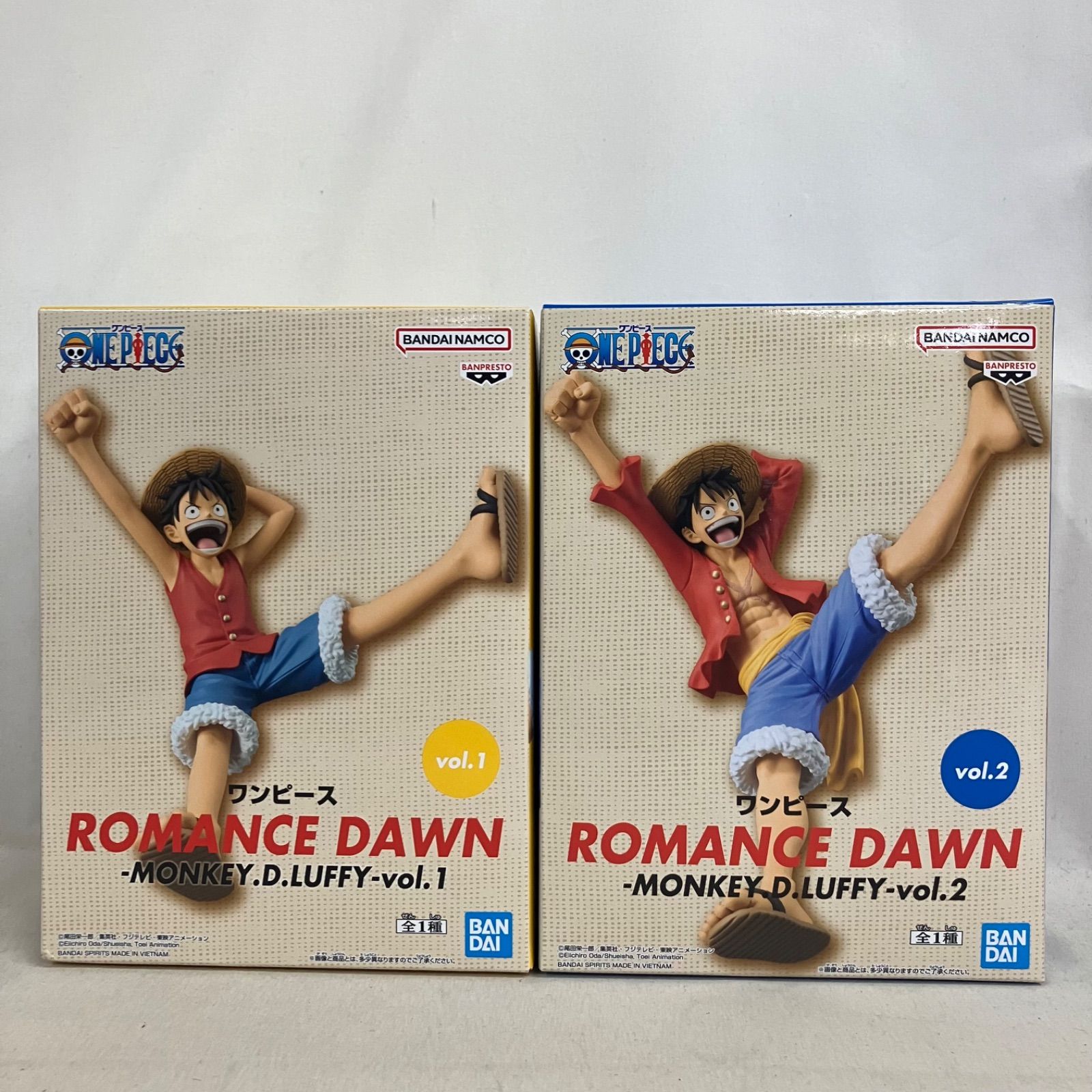 未開封 ONE PIECE ROMANCE DAWN モンキー・D・ルフィ フィギュア 6個