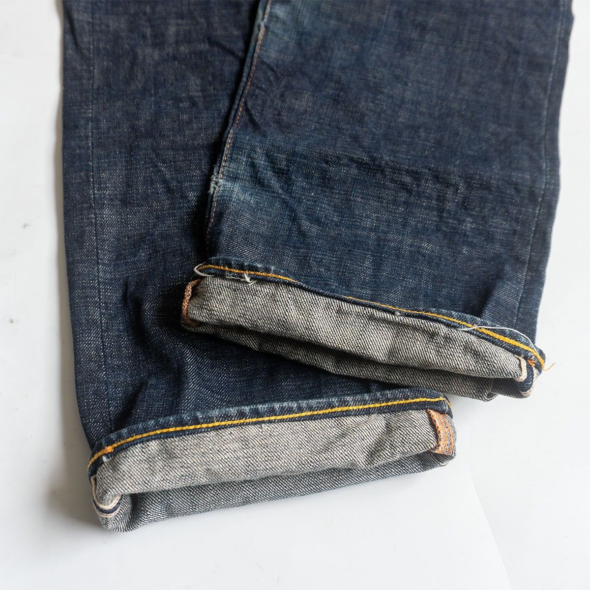 雰囲気抜群/濃紺】EVISU 【LOT.2000 デニムパンツ】33×35 エビス 