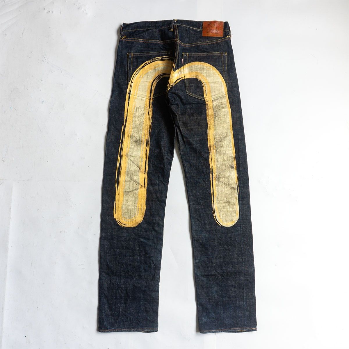 雰囲気抜群/濃紺】EVISU 【LOT.2000 デニムパンツ】33×35 エビス
