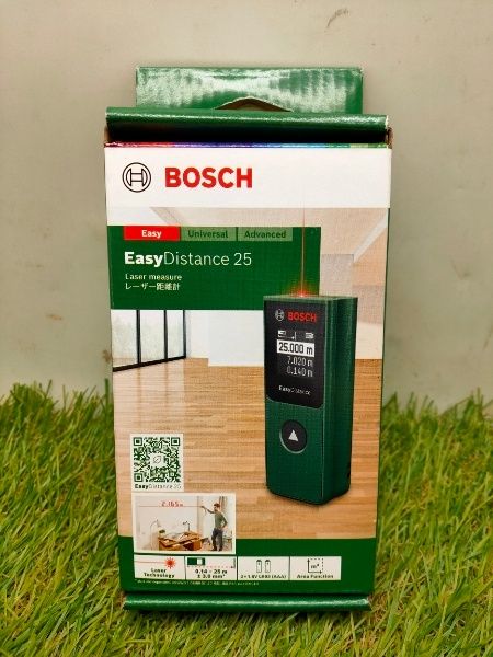 ☆ボッシュ(BOSCH) レーザー距離計 EasyDistance 25 測定工具 レーザークラス2(測定範囲:0.14-25m)電池式(単4 x2)　未使用