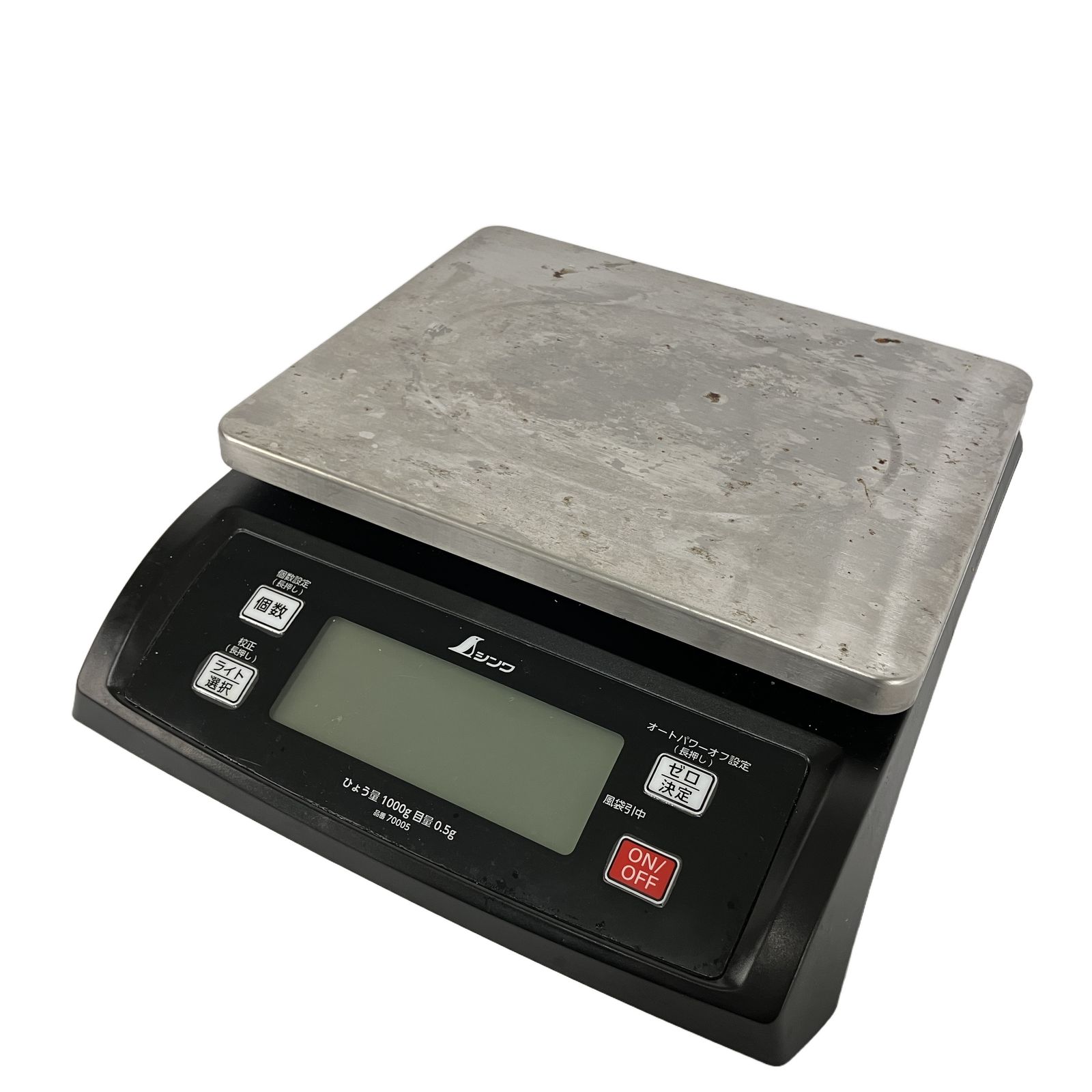 シンワ 70005 デジタルはかり SD ひょう量 1kg 目量0.5g 中古 Y11271310