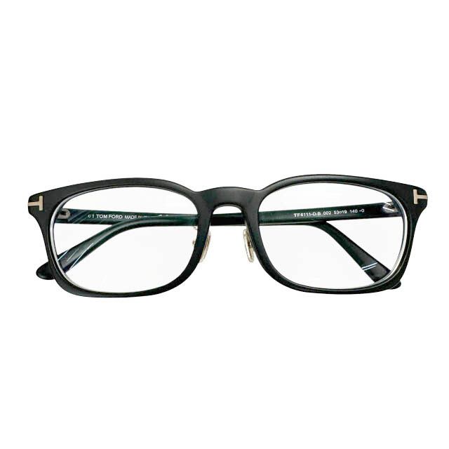 トムフォード TOM FORD 黒縁 度入り アイウェア 眼鏡 めがね メガネ TF6111-D-B 53□19 140 黒マット ブラック ブランド古着ベクトル 中古▲■260524