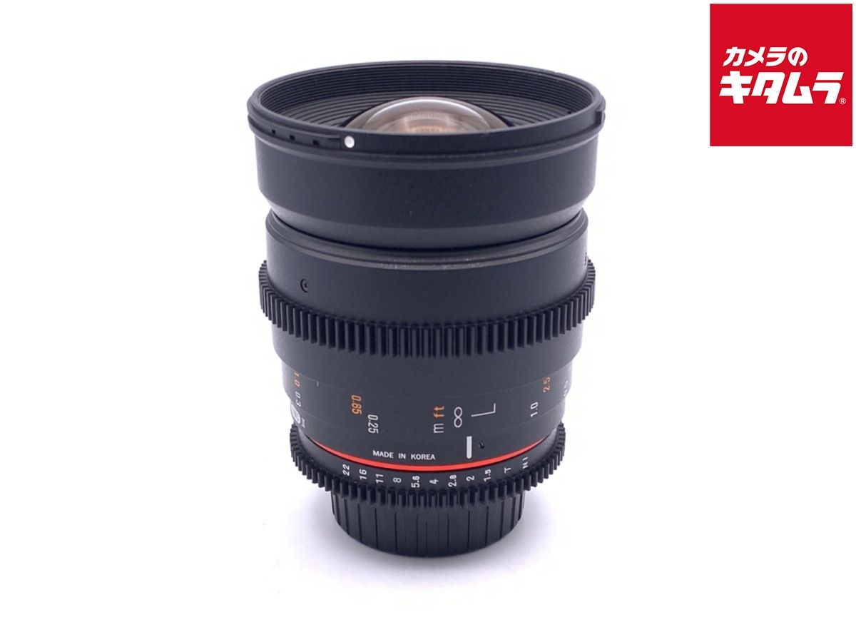 【中古】 【並品】 サムヤン VDSLR 24mm T1.5II ニコン ED AS IF UMC