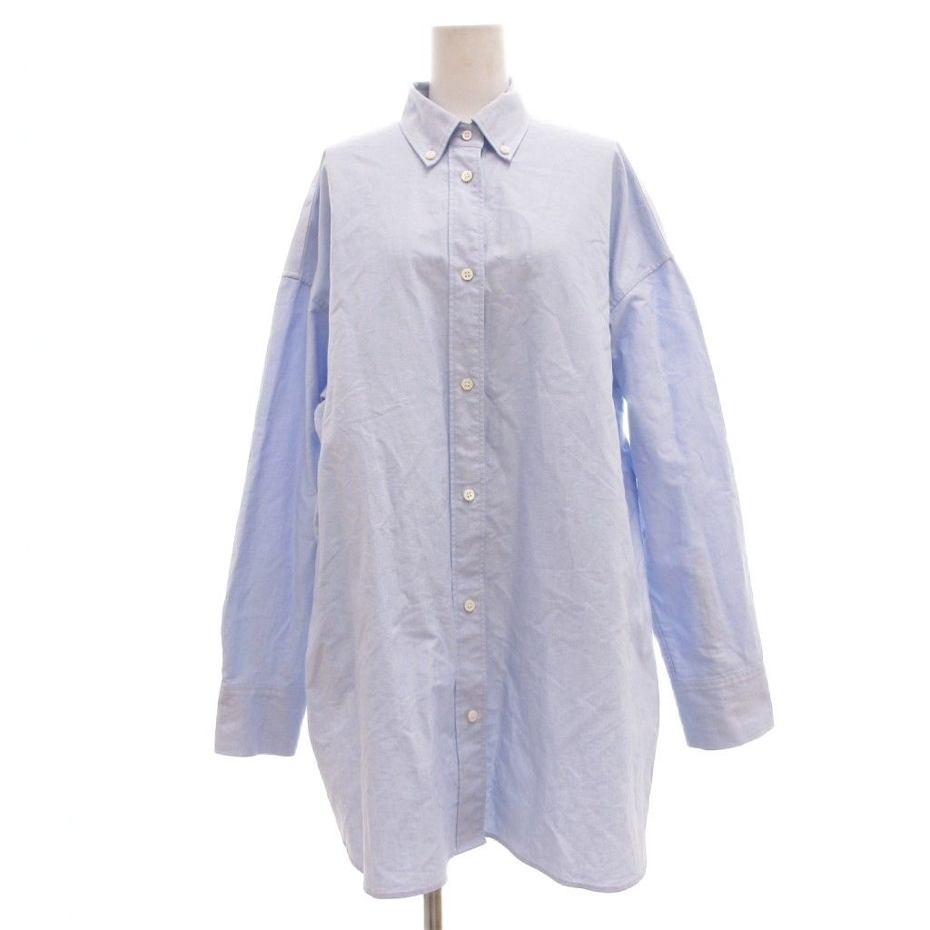 ドゥーズィエムクラス DEUXIEME CLASSE エブリデイアイライク EVERYDAY I LIKE シャツ 水色 ライトブルー 長袖 ボタンダウンカラー 無地 /SC ■GY06