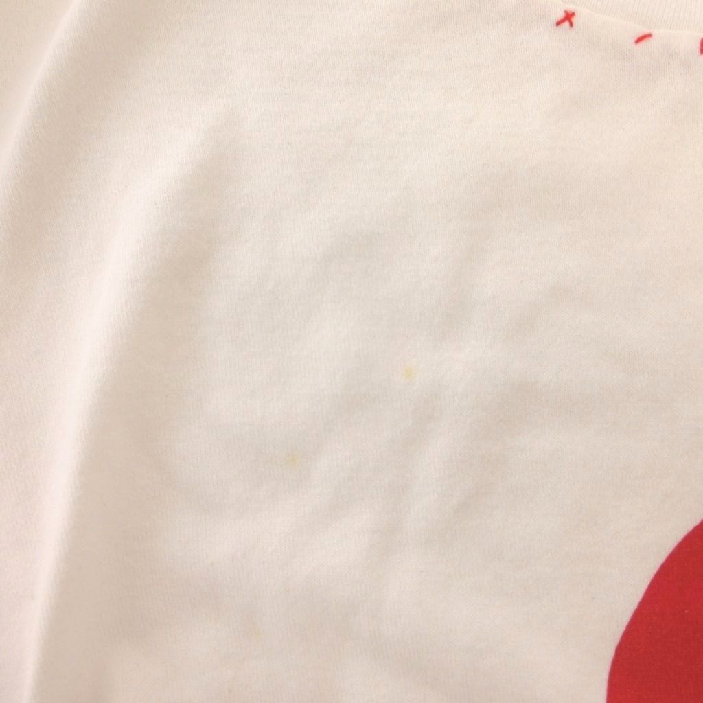 ケイスケ カンダ keisuke kanda Tシャツ F 白 ホワイト 長袖 日の丸