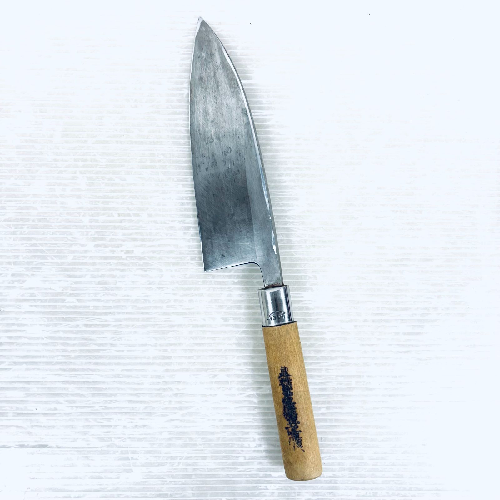 【研ぎ済み】和包丁　出刃包丁　堺豊隆　鋼　片刃　刃渡り18.5cm 6寸　箱付き 研ぎ済み】和包丁 出刃包丁 堺豊隆 鋼 片刃 刃渡り18.5cm 6寸 箱付き