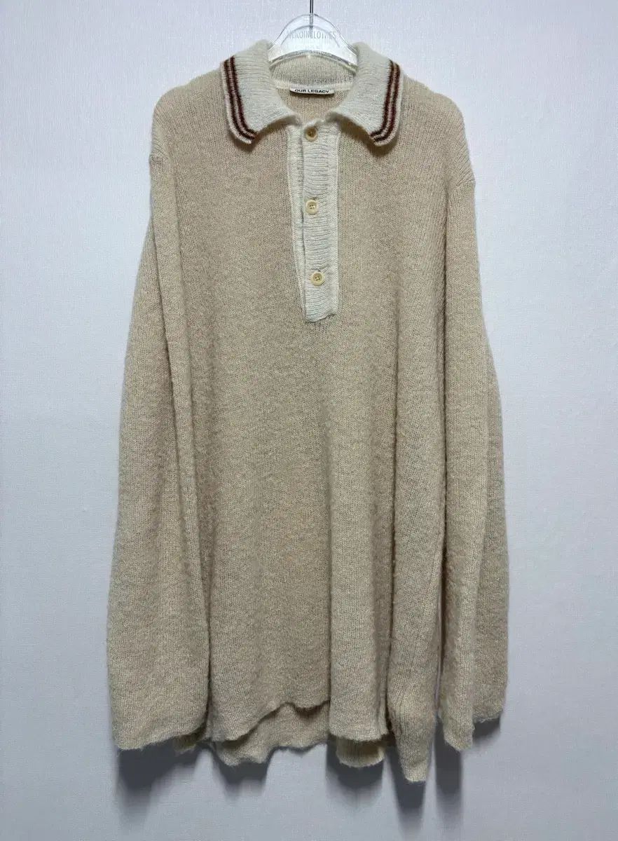 48 OUR LEGACY BIG PIQUE KNIT BEIGE