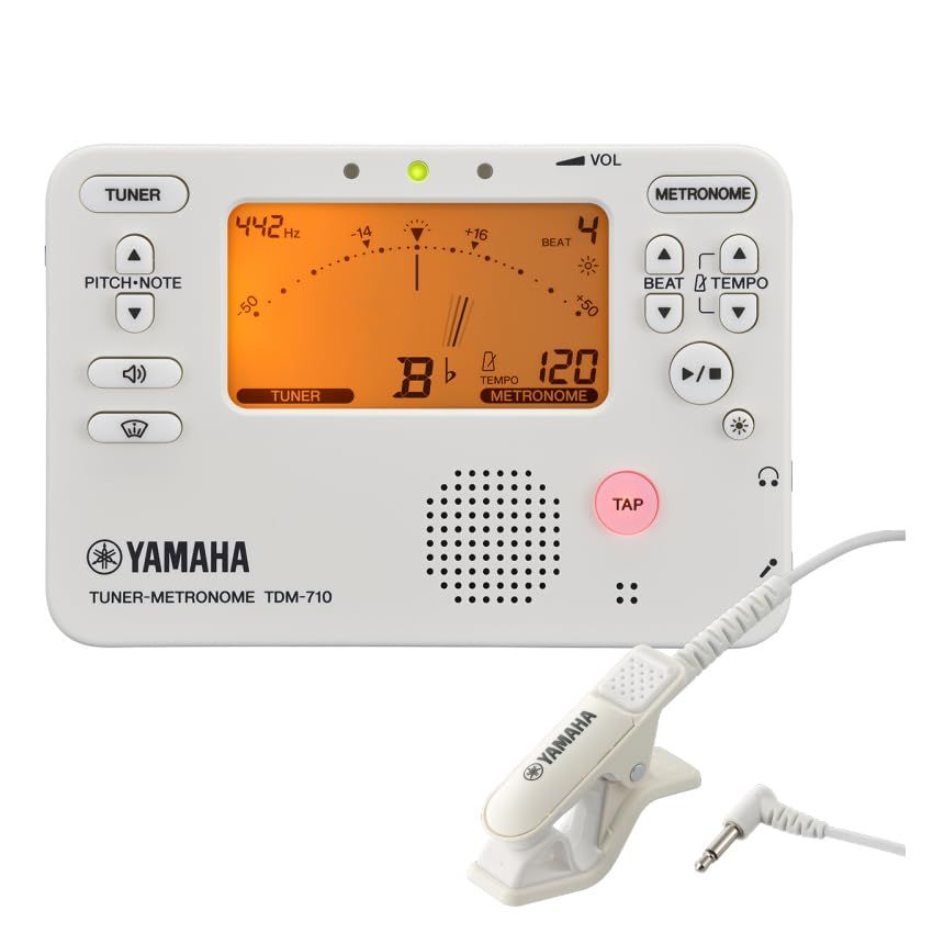 チューナーメトロノーム TDM-710IV アイボリー + チューナー用マイク TM-40 セット (TM-40 アイボリー)(沖縄・離島の方発送不可）) bc48ed82