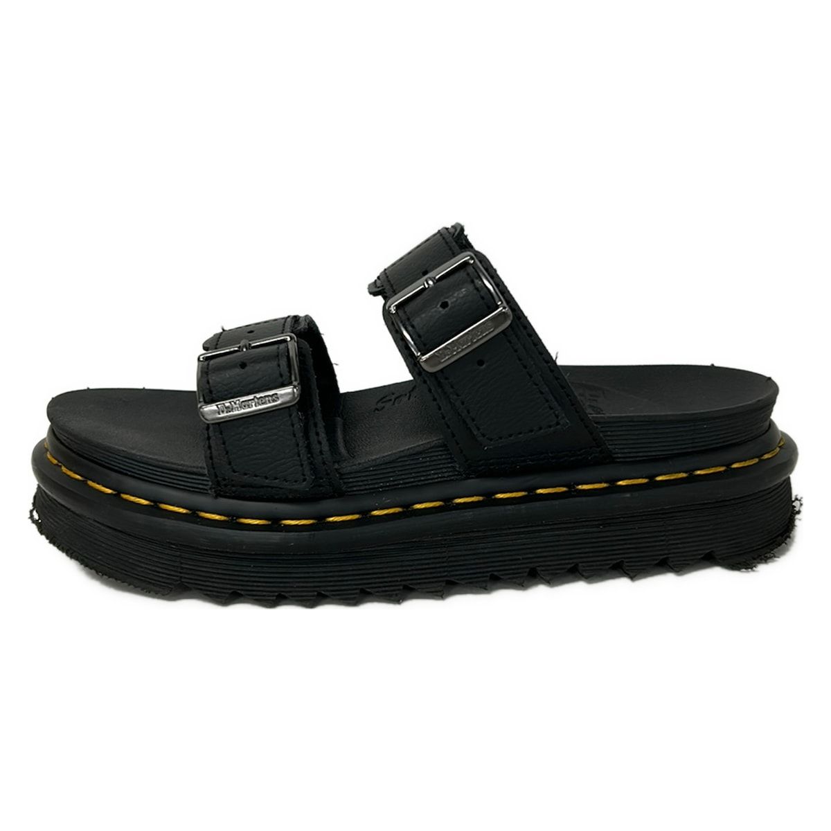 Dr.Martens(ドクターマーチン) サンダル UK4 レディース - 黒 レザー