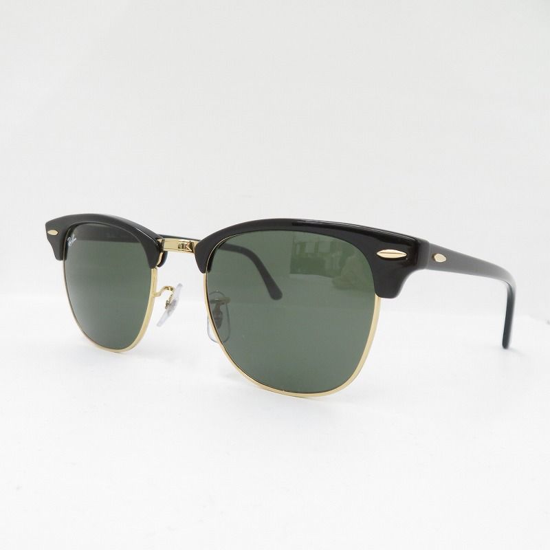 【瀬戸大橋店】 中古 RAY BAN | レイバン サングラス CLUBMASTER CLASSIC RB3016 サイズ：51□21 ブラック 【116】