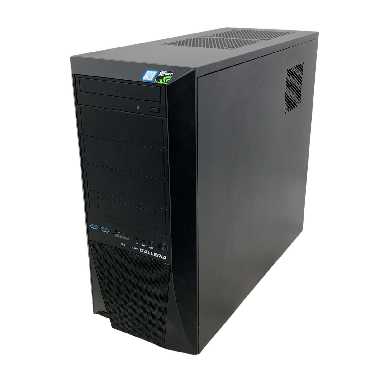 Thirdwave GALLERIA XT デスクトップ パソコン i7 7700 8GB SSD 500GB HDD 2TB RTX 2060 OS無 中古 M11239947