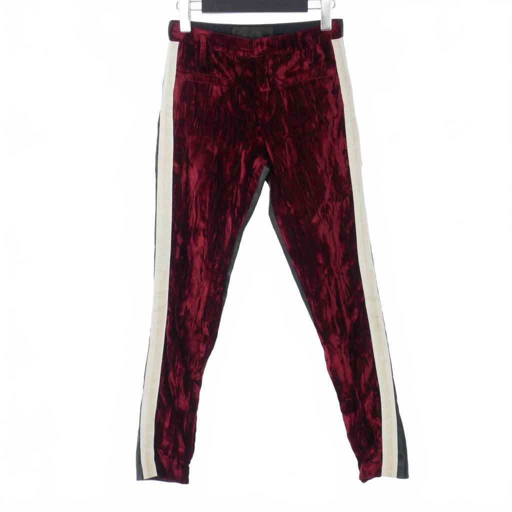 ハイダーアッカーマン Haider Ackermann レザー切替 ベロア パンツ