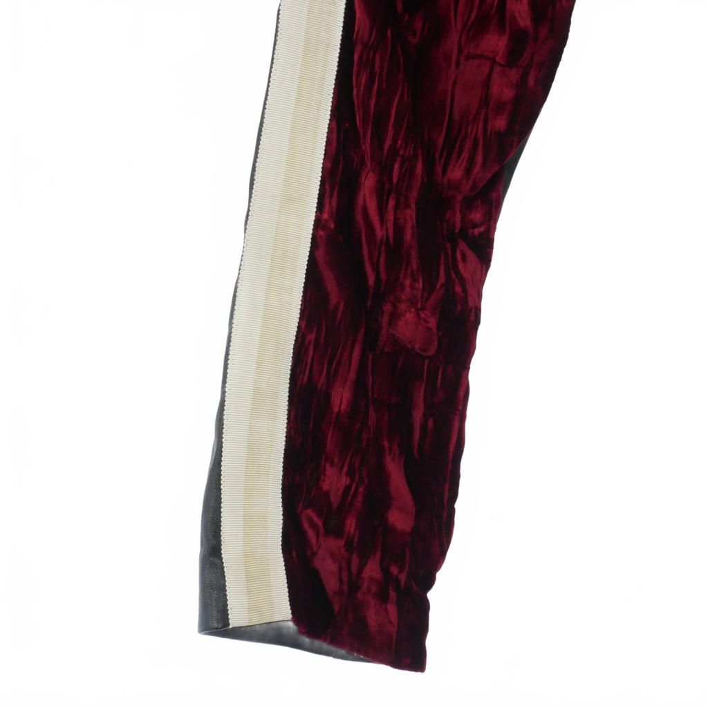 ハイダーアッカーマン Haider Ackermann レザー切替 ベロア パンツ