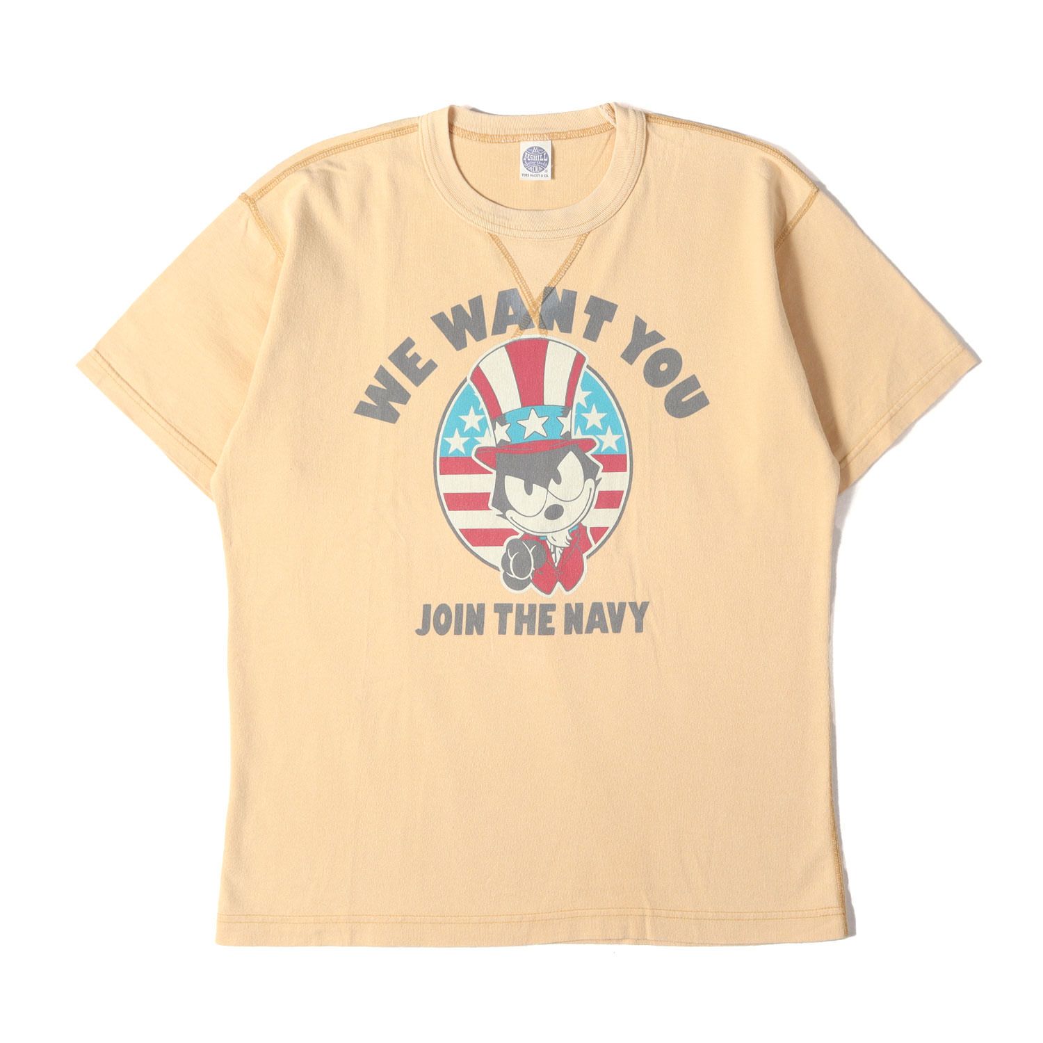 TOYS McCOY トイズマッコイ Tシャツ クリーム サイズ:M | Felix the Cat フィリックス プリント Tシャツ | トップス カットソー 半袖【メンズ】【中古】