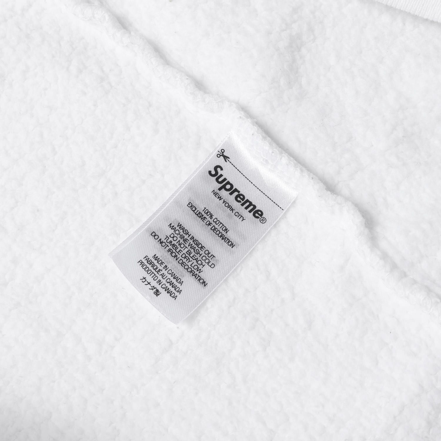 【大人気デザイン】シュプリーム Sロゴ 刺繍 パーカー ホワイト Mサイズ Supreme（シュプリーム） 25SS Multi S Logo Hooded Sweatshirt フード