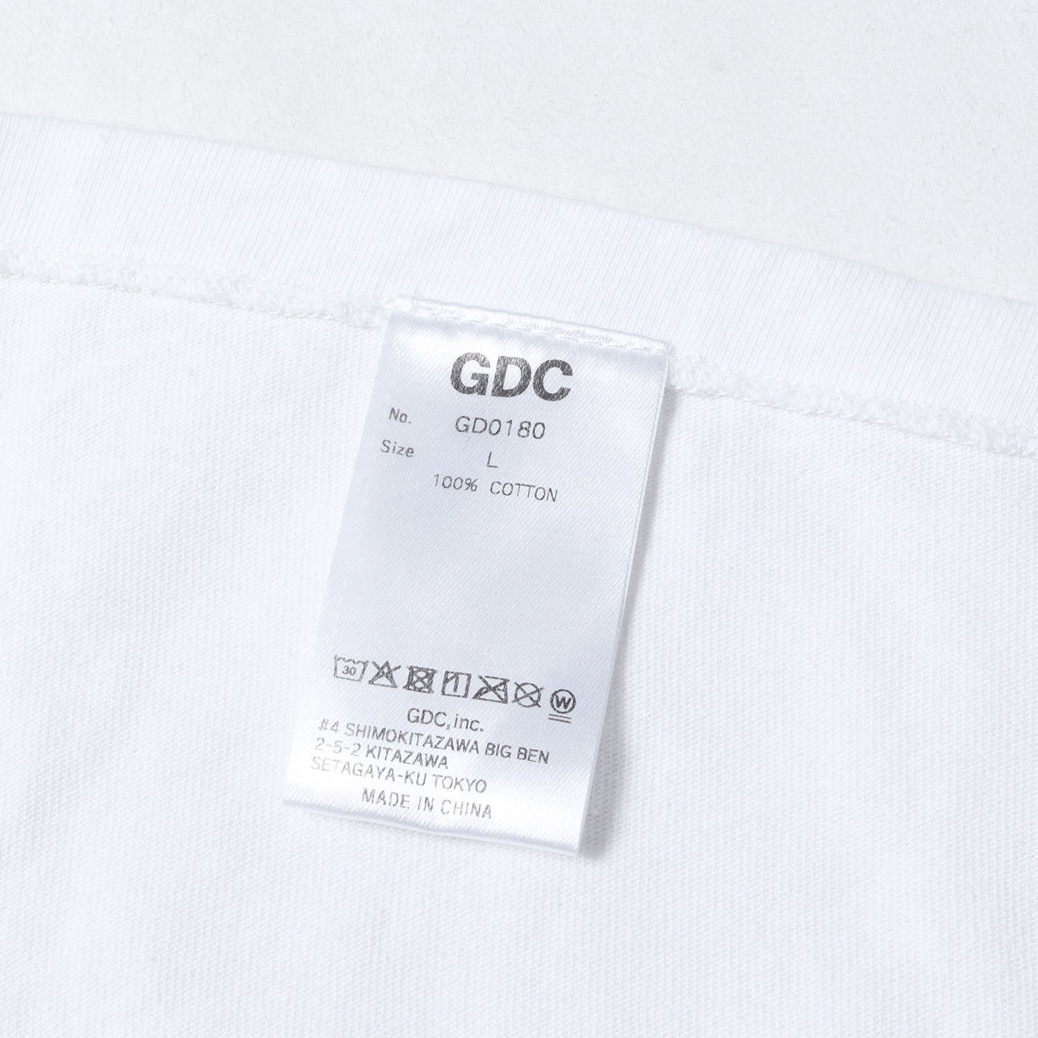 美品】GDC ジーディーシー Tシャツ ホワイト 白 サイズ:L | 26SS