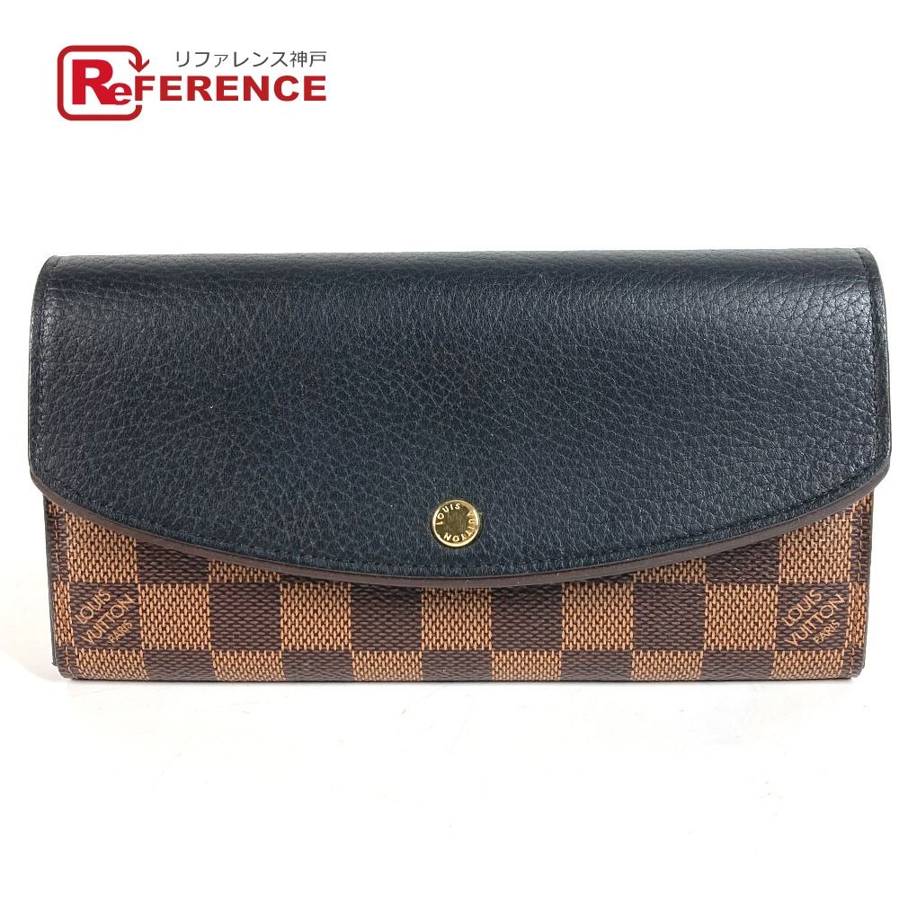 LOUIS VUITTON ルイヴィトン 長財布 ポルトフォイユノルマンディ N61261 ダミエキャンバス ノワール ブラック