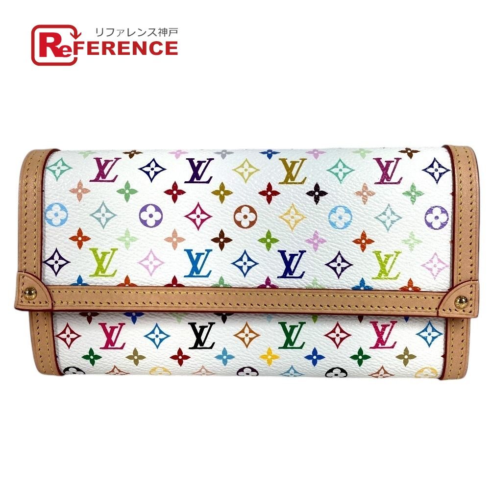 LOUIS VUITTON ルイヴィトン 長財布 ポルトフォイユ サラ NM M13397 モノグラムマルチカラーキャンバス ブロン ホワイト