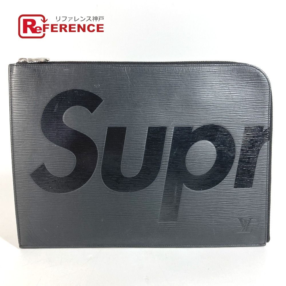 LOUIS VUITTON ルイヴィトン クラッチバッグ ポシェットジュールGM M67754 エピレザー ノワール ブラック