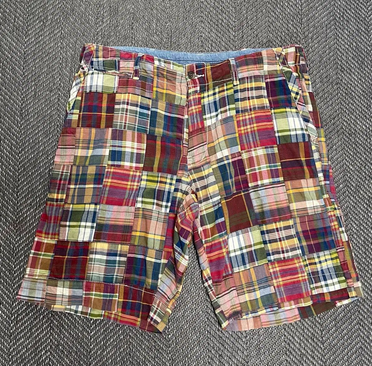 36 ポロ(POLO Ralph Lauren)パッチワーク ハーフパンツ