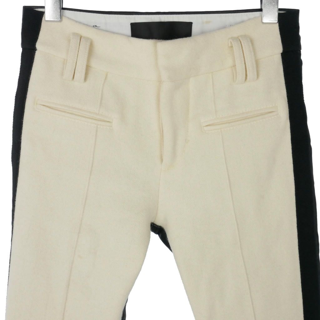 ハイダーアッカーマン Haider Ackermann レザー切替 パンツ スキニー M