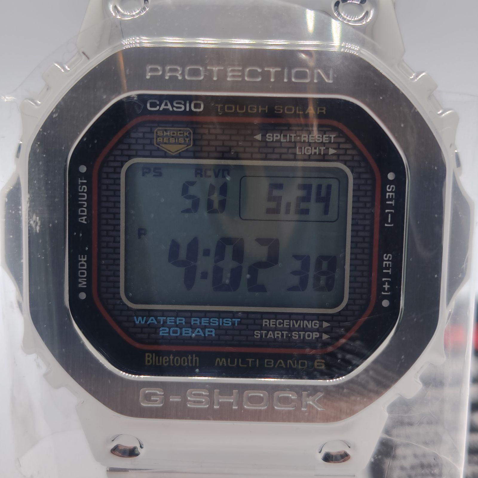 未使用品 カシオ G-SHOCK GMW-B5000D-1JF 　国内正規品 フルメタル モバイルリンク タフソーラー