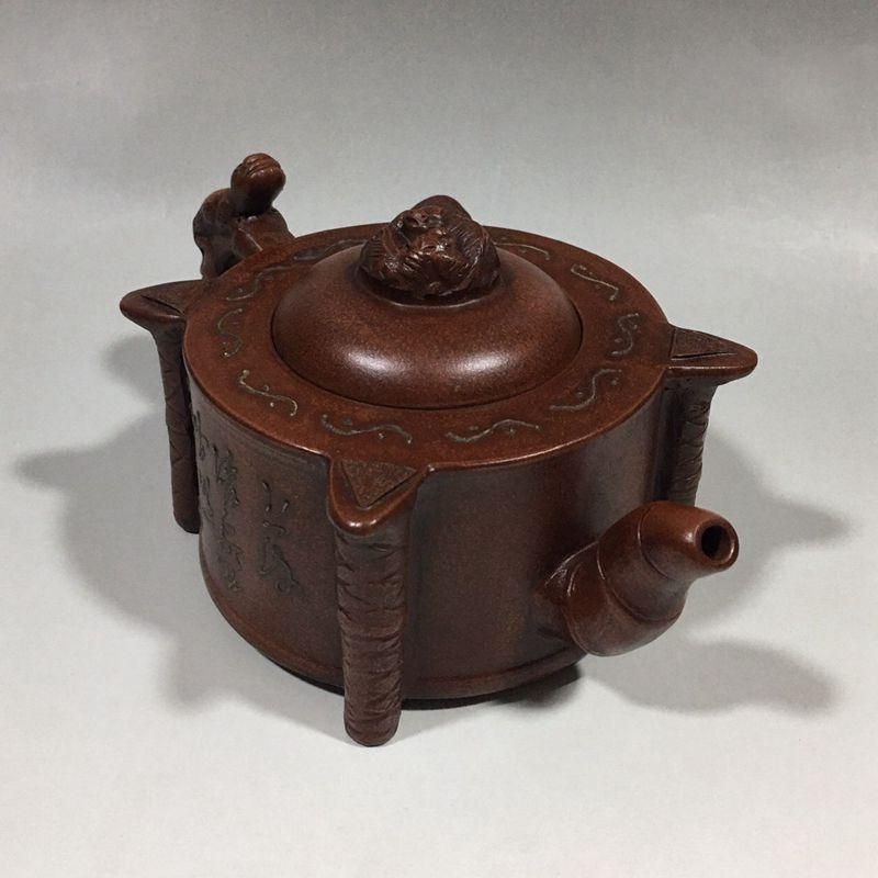 宜興 紫砂壷 チ竜紫砂壷 工芸品 美術品 置物 - メルカリ