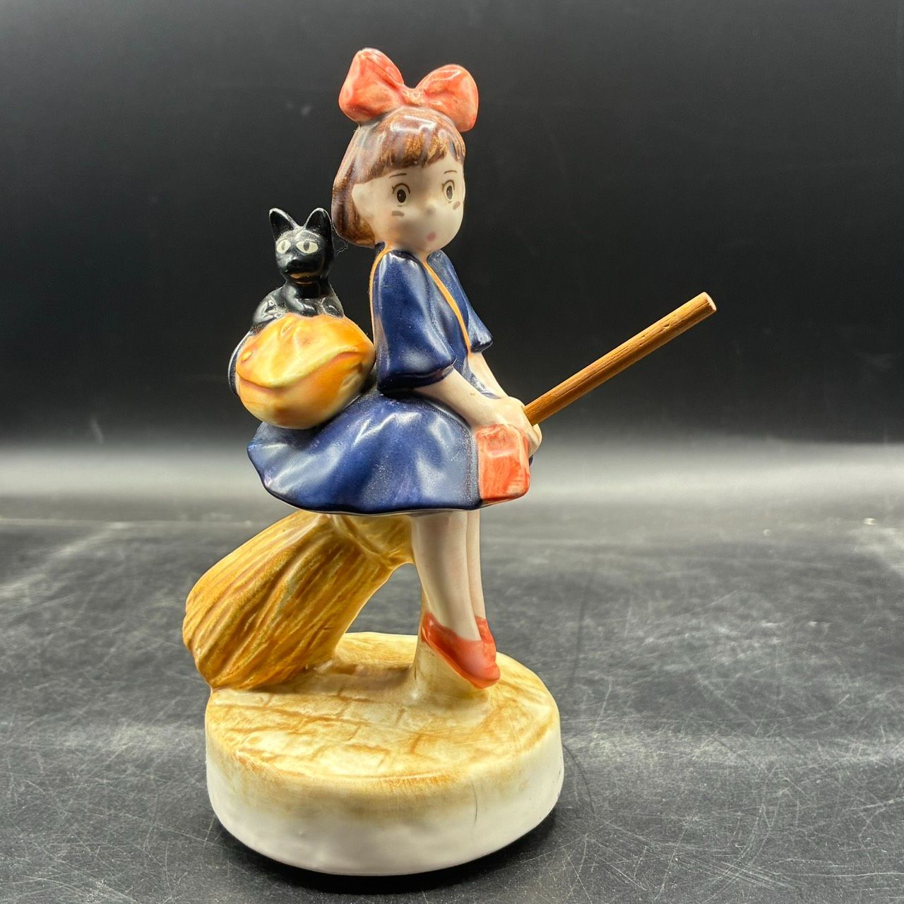 希少 廃盤】魔女の宅急便 キキ ジジ オルゴール フィギュア ジブリ