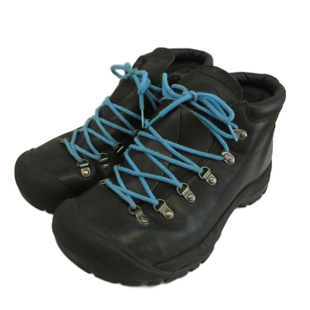 キーン KEEN ピレニーズ PYRENEES ハイキングシューズ 登山靴 レザー レースアップ US10 28㎝ 黒 ブラック /XZ ■GY18