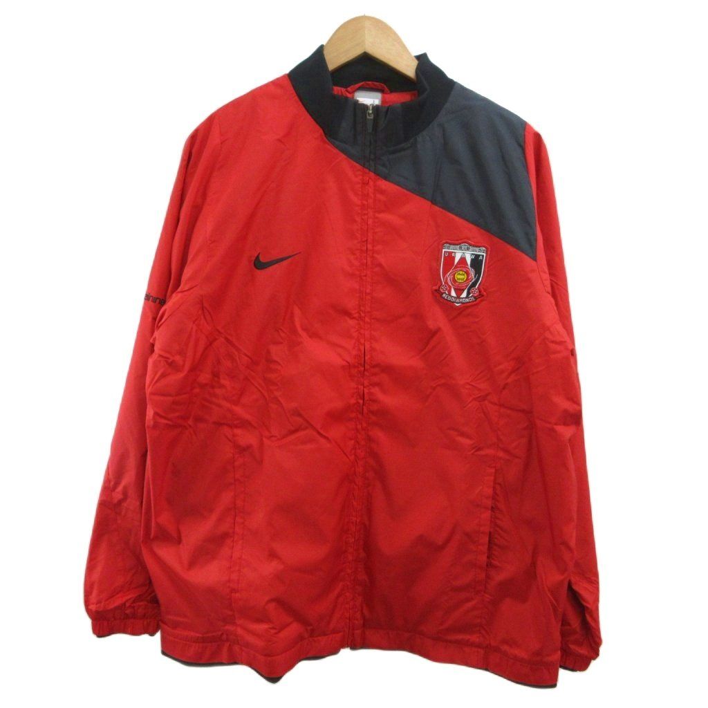 ナイキ NIKE タグ付き 浦和レッズ ジャケット ジャンパー ブルゾン L 赤 レッド 長袖 切り替えデザイン ロゴ入り 274630 /PP