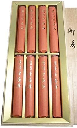 Awaji Baikundoの高級Incenseギフト（ 贈答用 Incense Sticks ご進物用 最高級Incense ） 慈悲甘茶香 桐箱 8束入 #