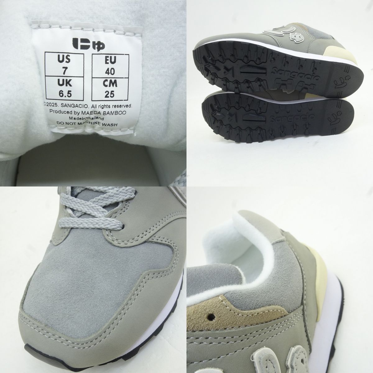 Sangacio サンガッチョ にゅ～ず スニーカー US7 25cm 箱有 ※中古美品 