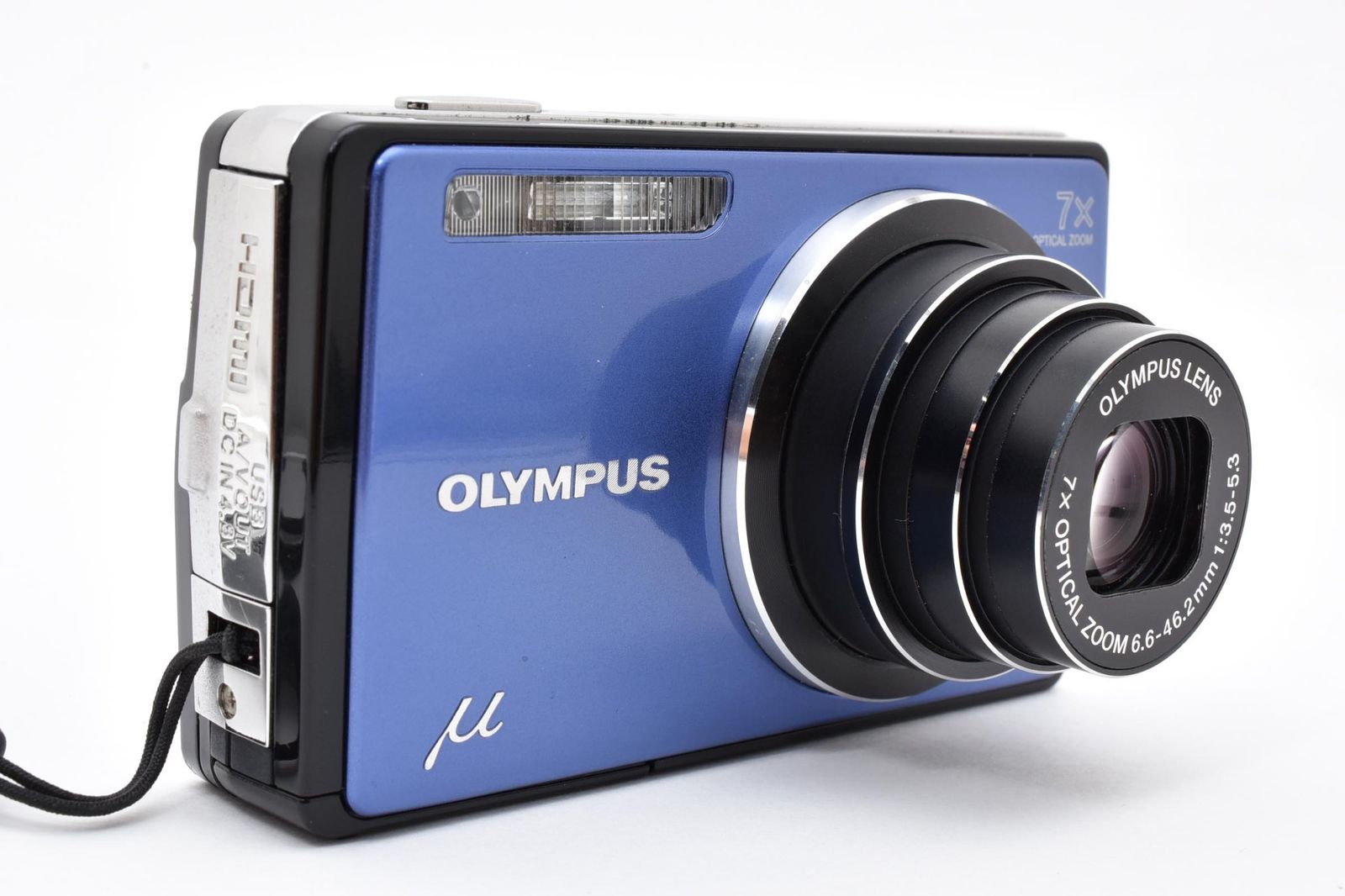 ☆美品☆ OLYMPUS オリンパス μ-7000 ブルー デジタルカメラ ☆A124N