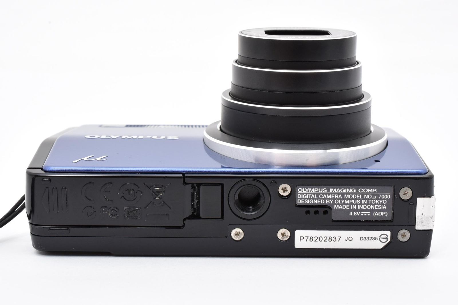 ☆美品☆ OLYMPUS オリンパス μ-7000 ブルー デジタルカメラ ☆A124N