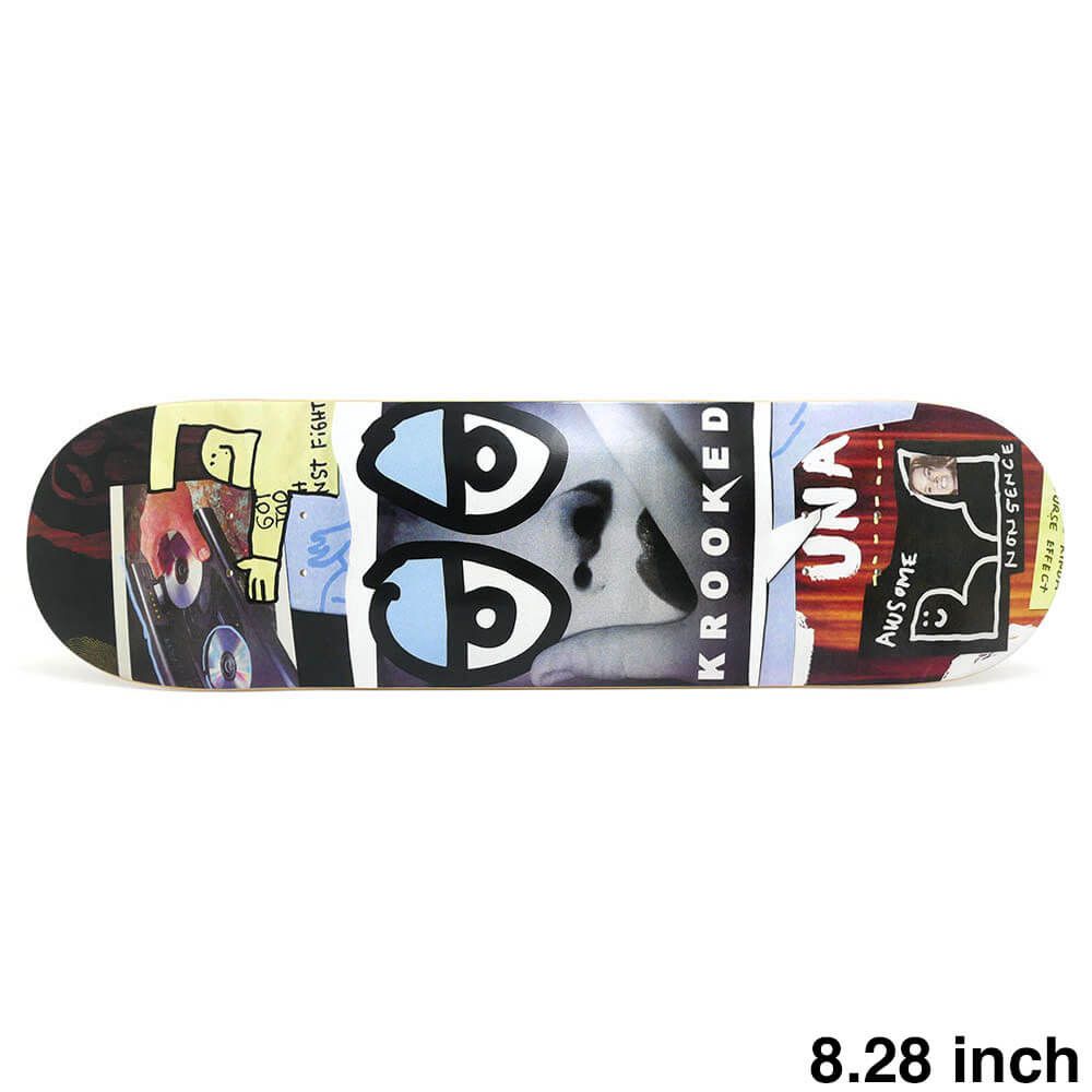 KROOKED DECK クルキッド デッキ UNA FARRAR NONSENSE 8.28　スケートボード スケボー