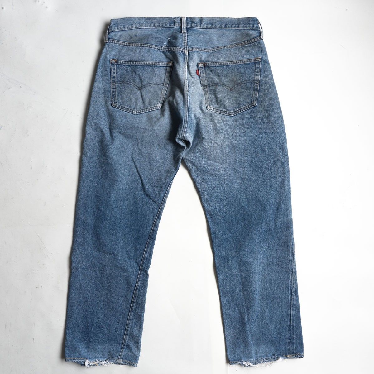 雰囲気抜群/80s】 LEVI'S 【501 赤耳 デニムパンツ】 ボタン裏524 赤耳