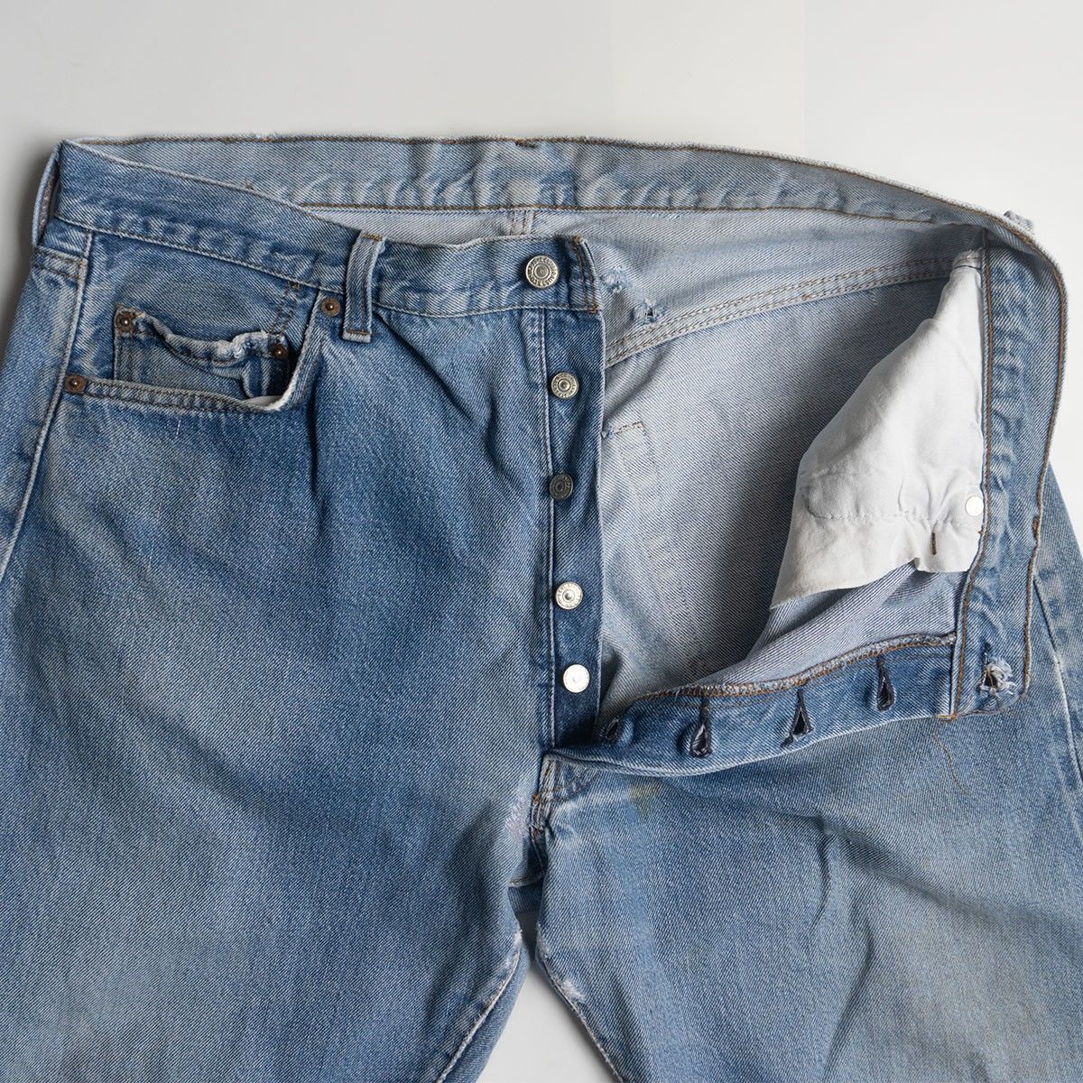 雰囲気抜群/80s】 LEVI'S 【501 赤耳 デニムパンツ】 ボタン裏524 赤耳
