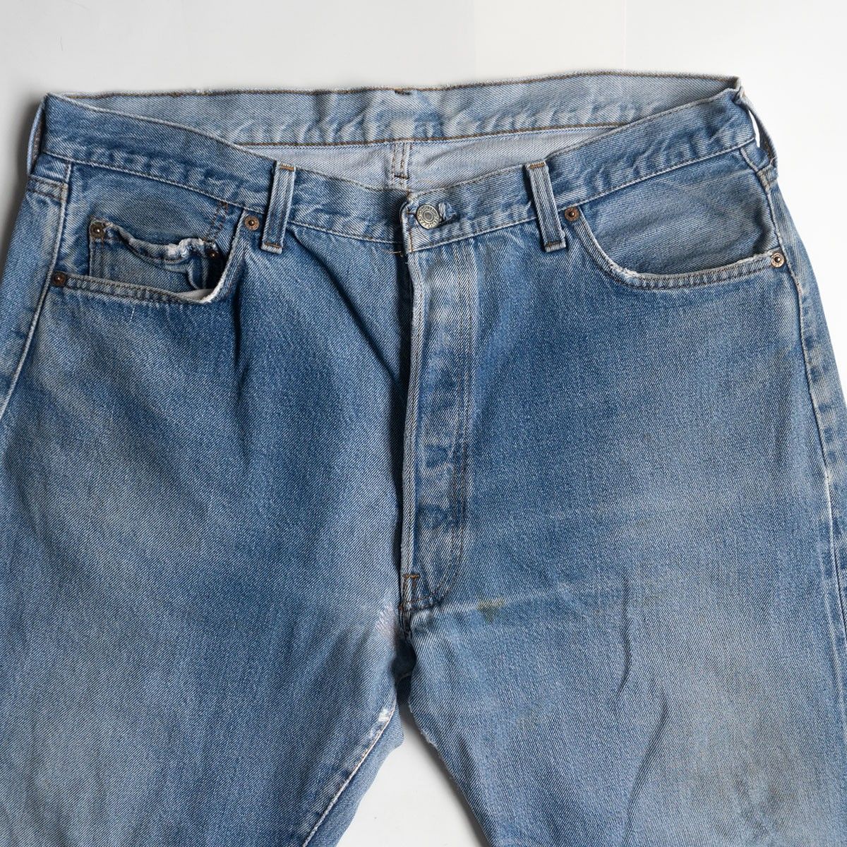 雰囲気抜群/80s】 LEVI'S 【501 赤耳 デニムパンツ】 ボタン裏524 赤耳