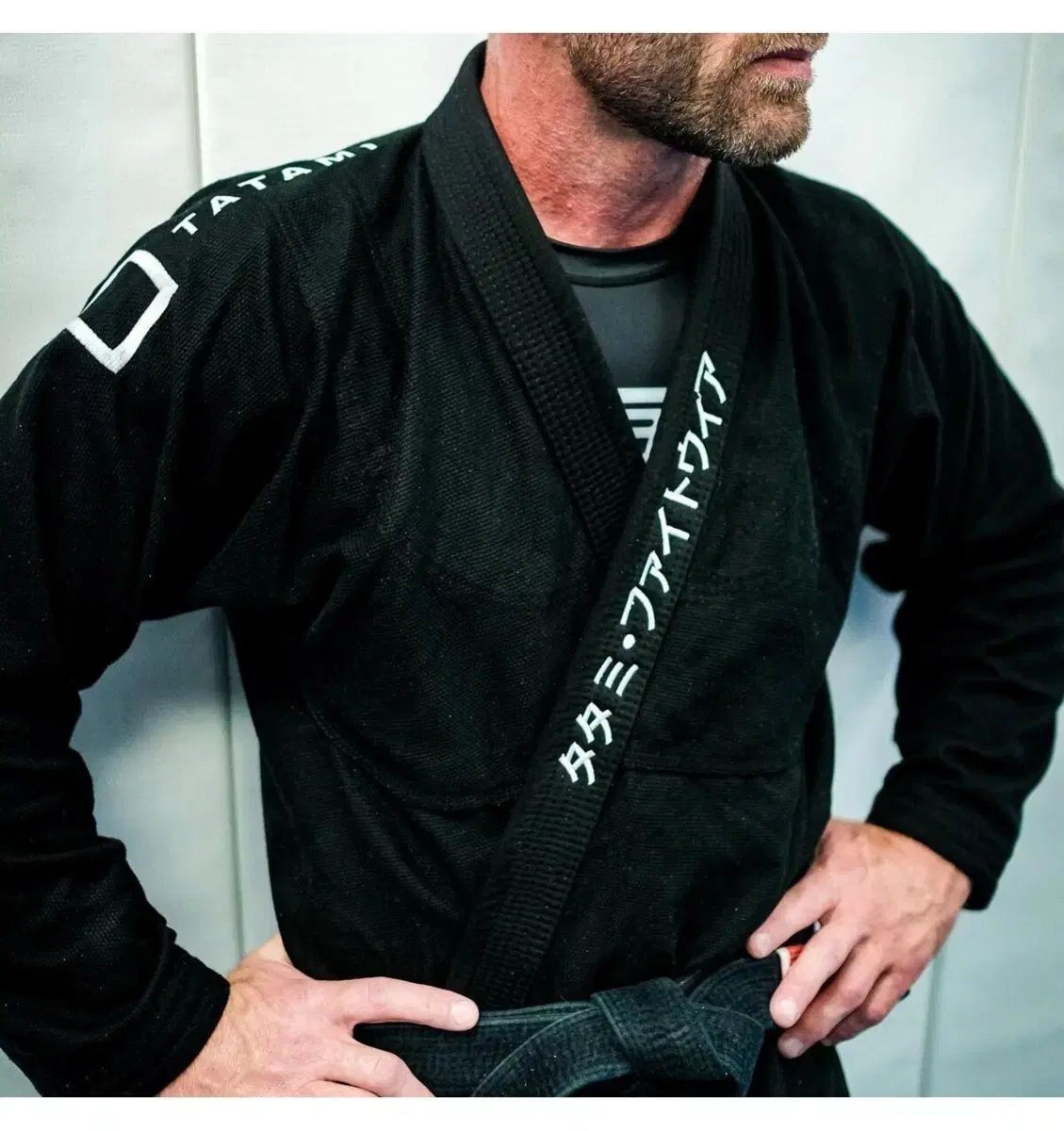 新品) タタミカタカナ ブラック柔術 Jiu-Jitsu 柔道着