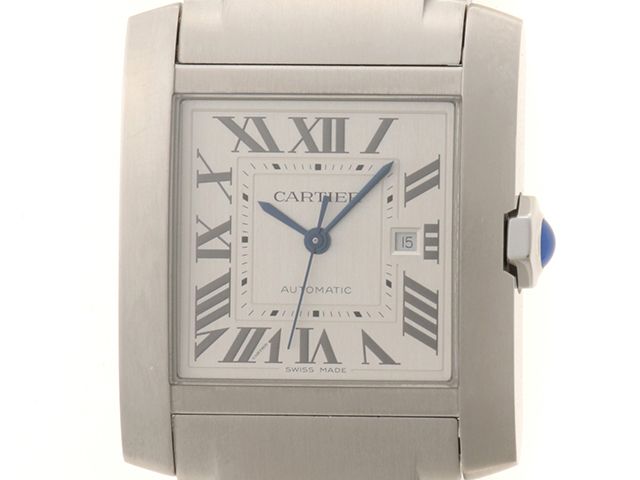 CARTIER カルティエ タンクフランセーズ LM WSTA0067 腕時計 スティール シルバー文字盤 自動巻き メンズ 2024年正規品【中古】【【472】SJ】